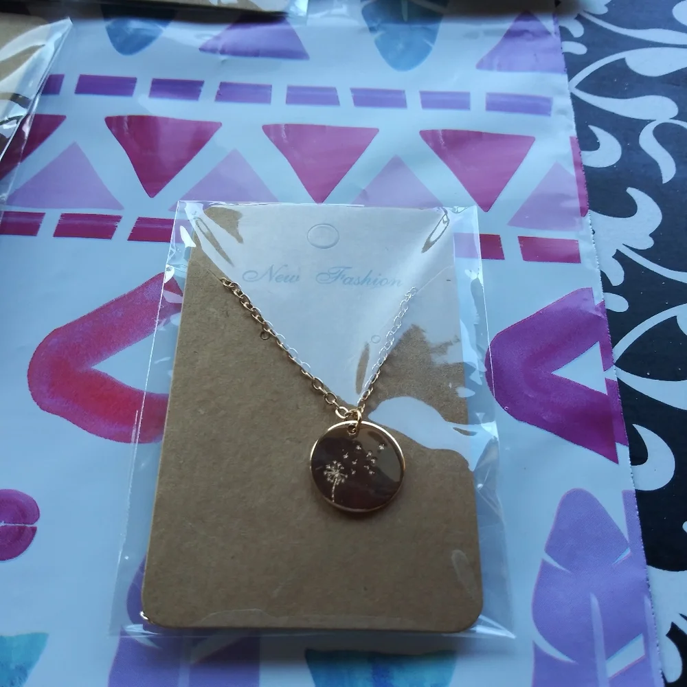 Dandelion Gold Necklace